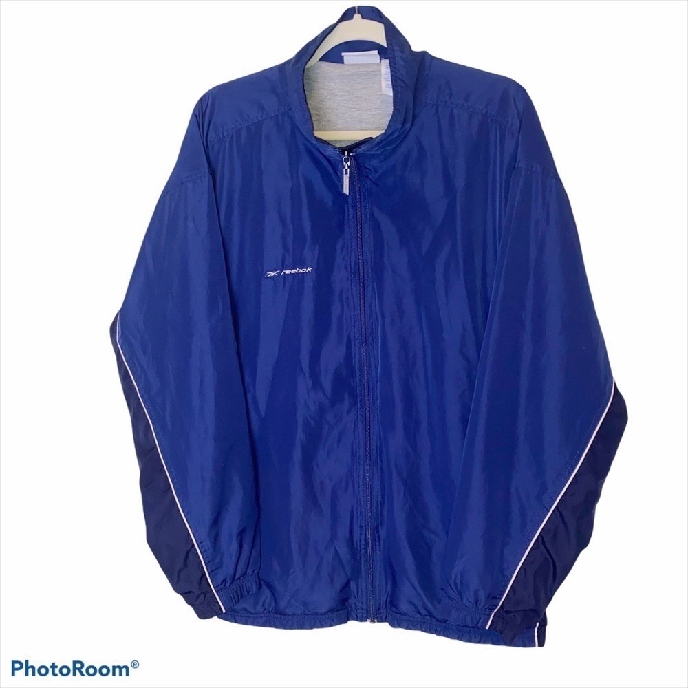Vintage Reebok Track Jacket Windbreaker Size Large